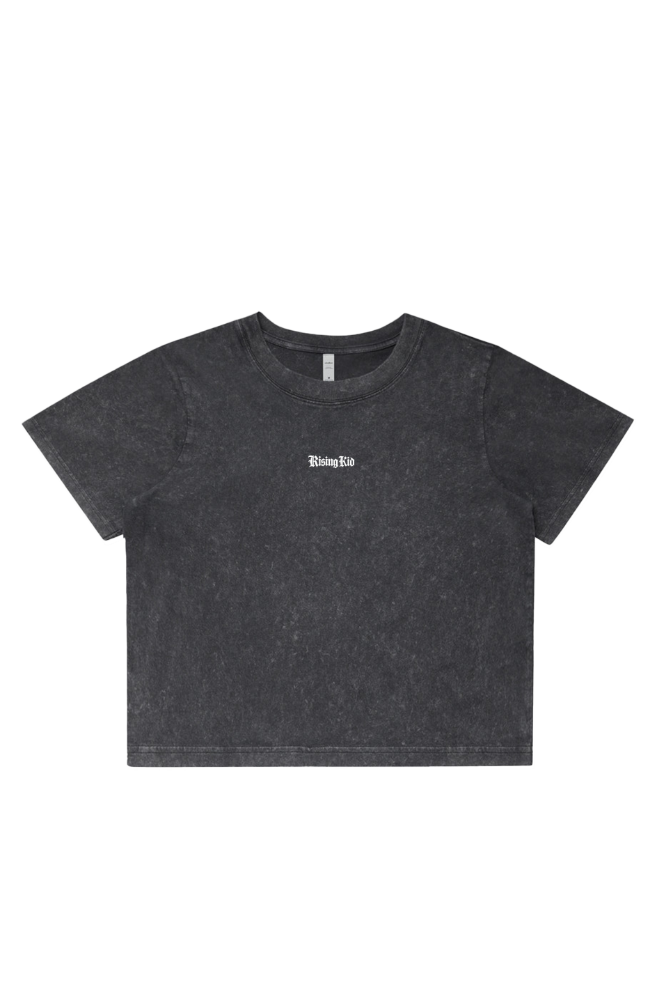 Rising Kid Womens Stone Wash Heavy Crop